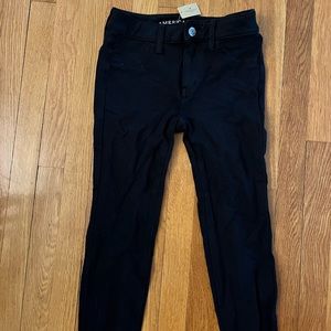 Black American eagle jeggings